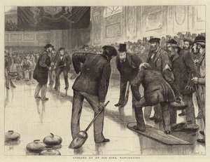 Curling op een IJs Rink, Manchester